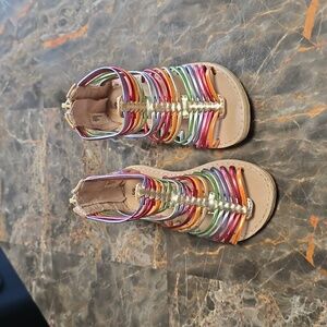 Rainbow Gladiator Sandals Seychelles  Size 7‎